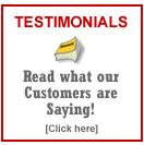 Click here to read our testimonials