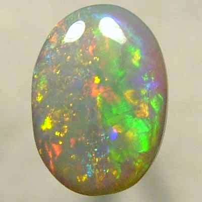 SOLID SEMI BLACK OPAL Crisp and bright orange and green