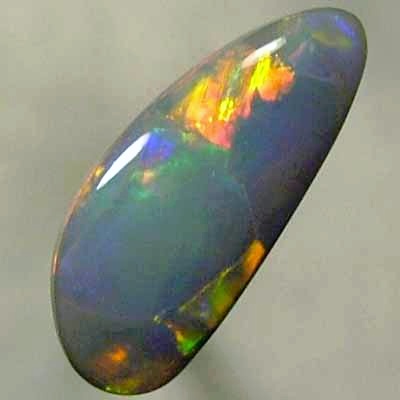 SOLID SEMI BLACK OPAL Flaming rolling flashes showing strong fire. With VIDEO