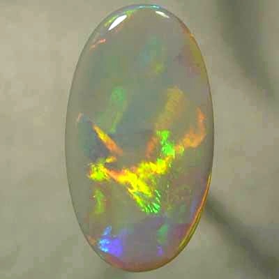 SOLID SEMI BLACK OPAL Large rolling flashes of rainbow fire. With VIDEO