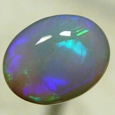 SOLID SEMI BLACK OPAL Clean bright fire in chasing rolling flashes