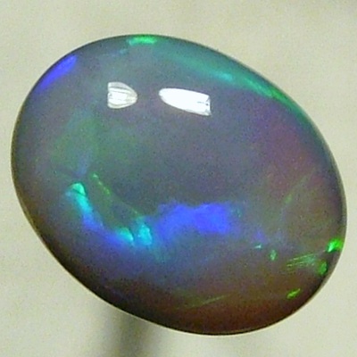 SOLID SEMI BLACK OPAL Clean bright fire in chasing rolling flashes