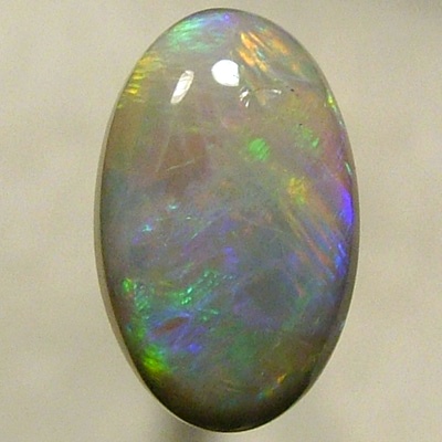 SOLID CRYSTAL OPAL Rolling flashes red to purple, green to blue