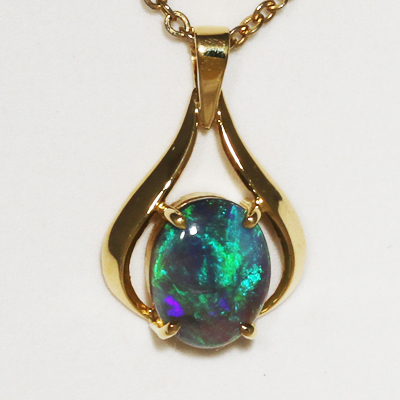 18k Yellow Gold Pendant 